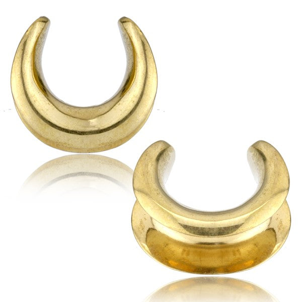 Brass Ear Saddle - Tunnel Gauges - Luna