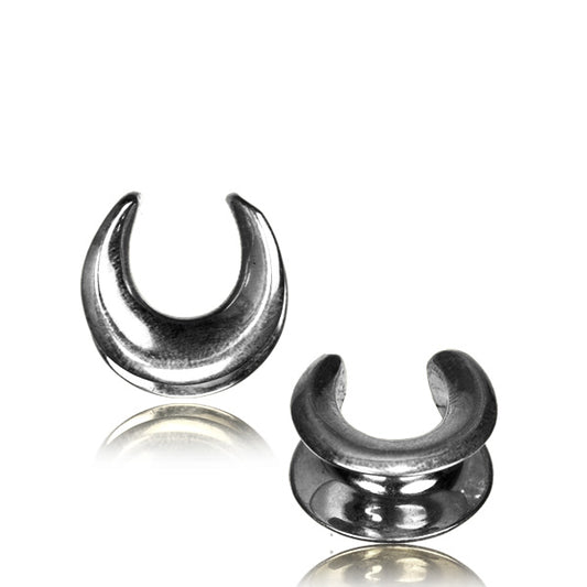 White Brass Ear Saddles - Luna