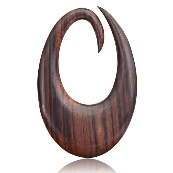 Wooden Oval Ear Hoop Stretcher