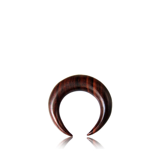 Wooden Horseshoe Ear Stretcher