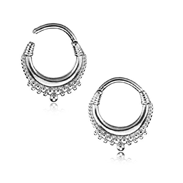 Silver Clicker Tribal Design