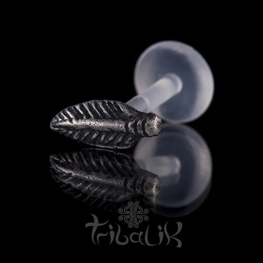 Silver Feather Stud| Bar