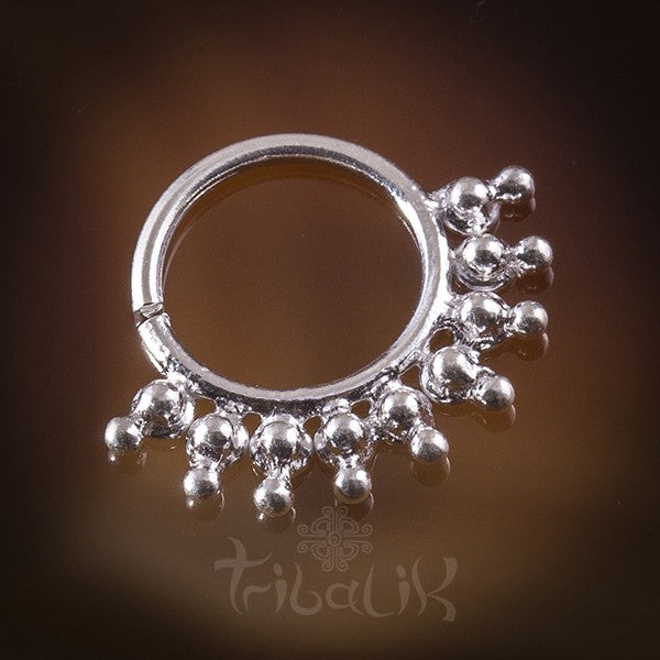 silver septum ring