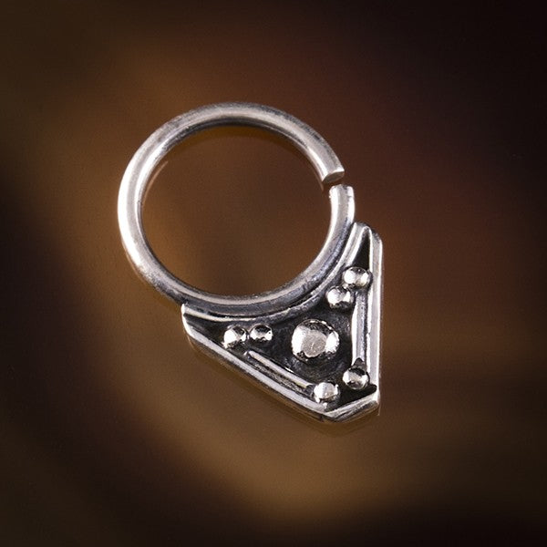 silver septum ring