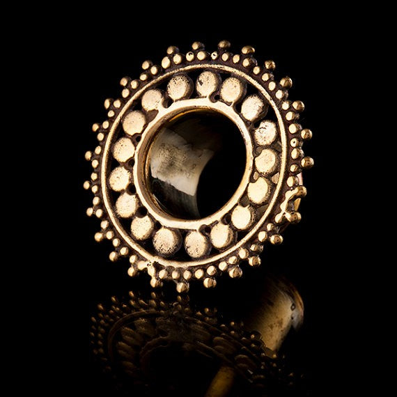 Afghan Brass Ear Tunnel / Eyelet
