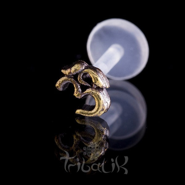 Ohm Brass Tragus Bar/Stud