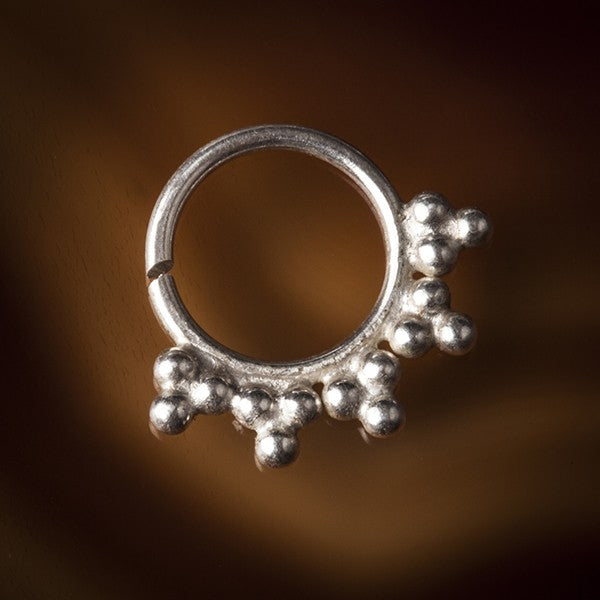 sterling silver septum ring