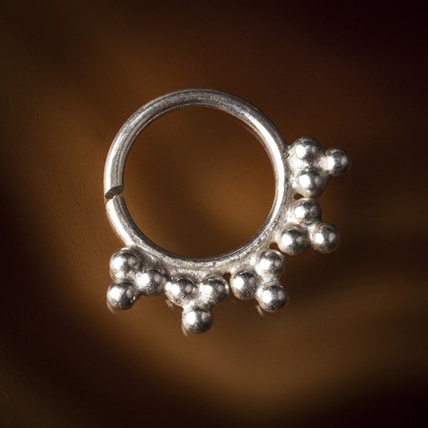 sterling silver septum ring 