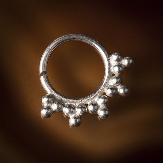 sterling silver septum ring