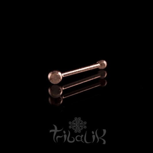 Rose Gold Plated Nose Bone / Nose Stud