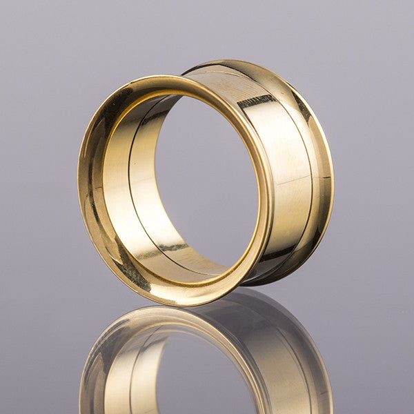 Stainless Steel Gold Tunnel / Eyelet
