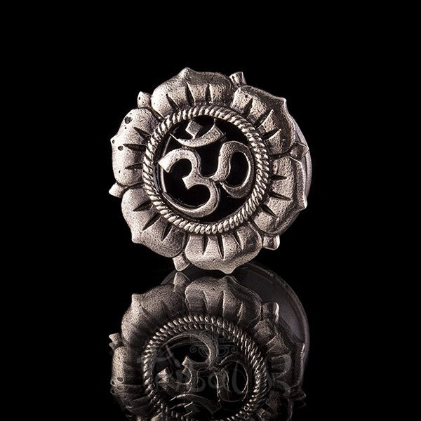 OHM SHANTI White Bronze Ear Tunnels - Plugs - Eyelets