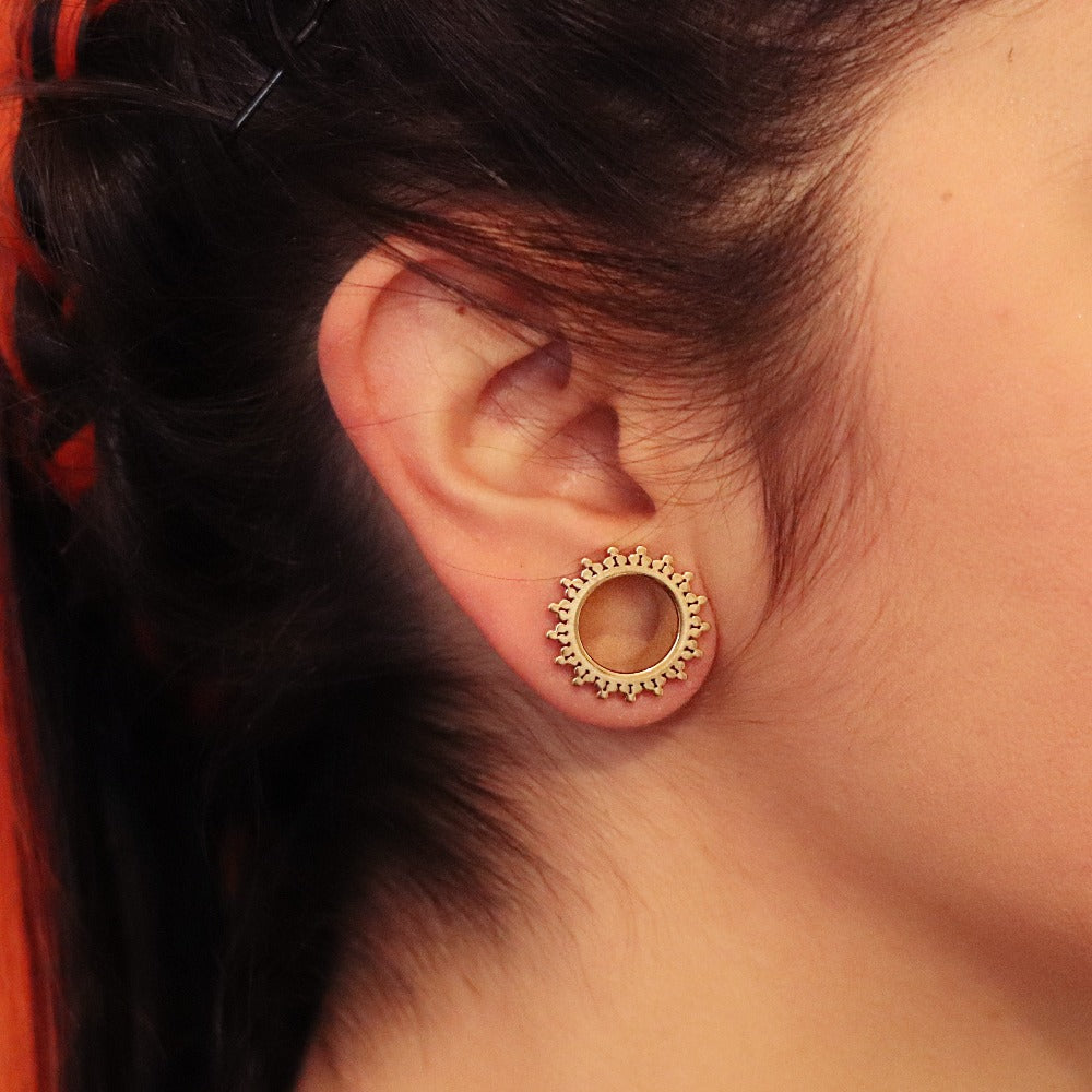 Stainless Steel Ear Tunnel Silver