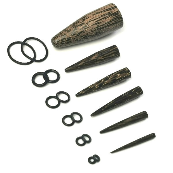 Palm Wood Taper Ear Stretcher