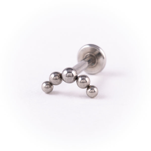 Stainless Steel Flat Back Multi Piercing - Crown