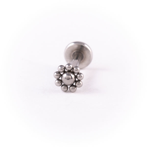 Stainless Steel Flat Back Multi Piercing - Flower