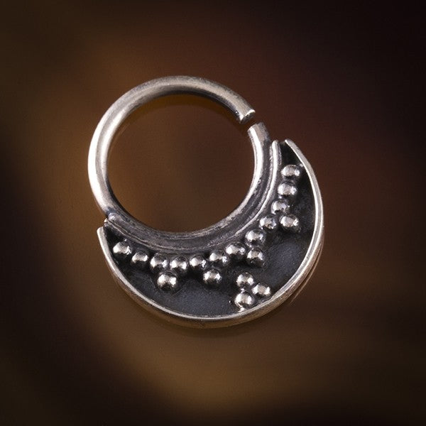 silver septum ring