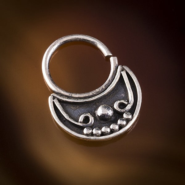 silver septum ring