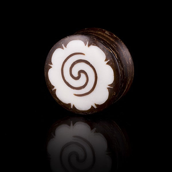 Coconut Shell Ear Plug