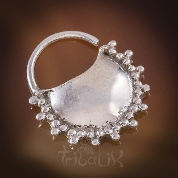 silver septum ring