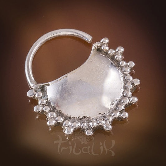 silver septum ring