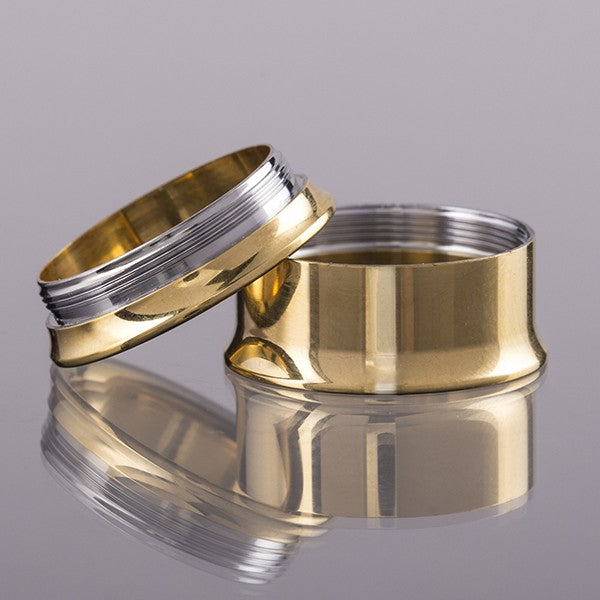 Stainless Steel Gold Tunnel / Eyelet