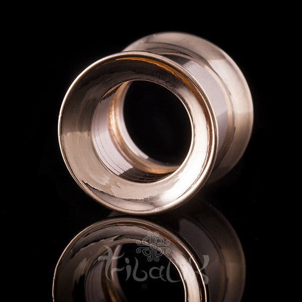 Surgical Steel Rose Gold Tunnel / Eyelet