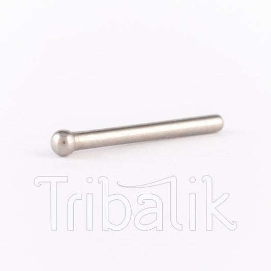 nose bone titanium end