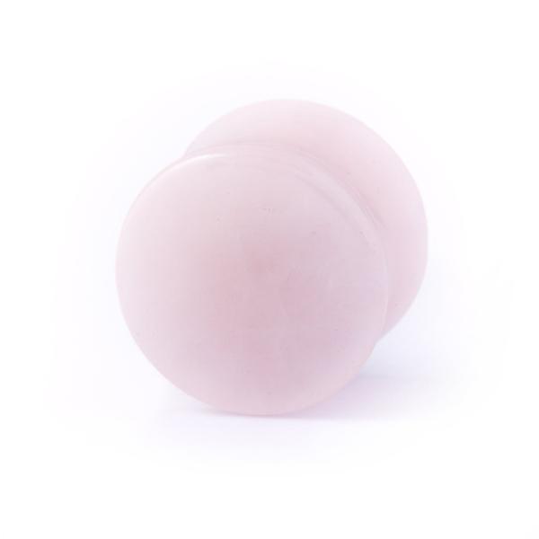rose quartz ear plug