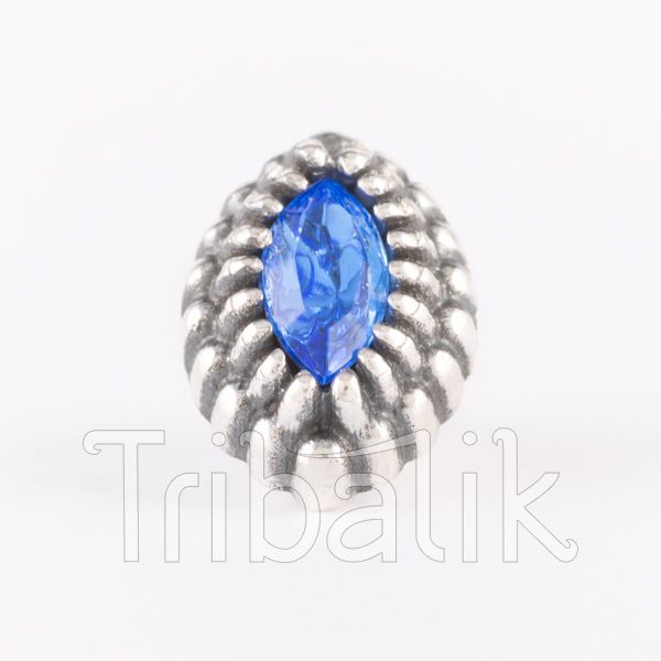 blue opalite threadless end