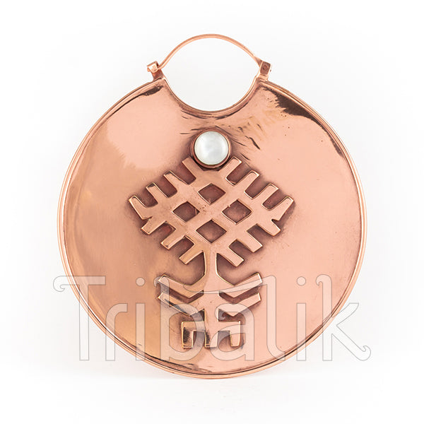 18K Rose Gold Plated Earrings-Sahara