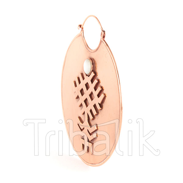 18K Rose Gold Plated Earrings-Sahara