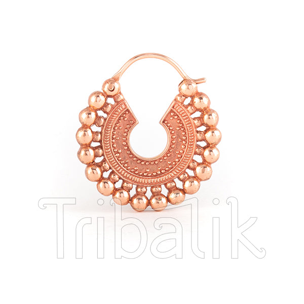 18K Rose Gold Plated Earrings-Boa