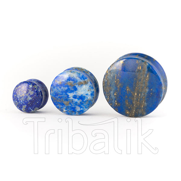 lapis lazuli ear plug