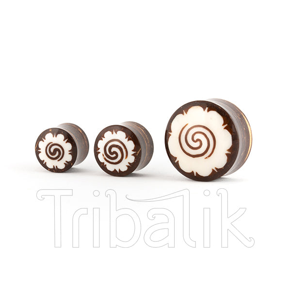 Coconut Shell Ear Plug