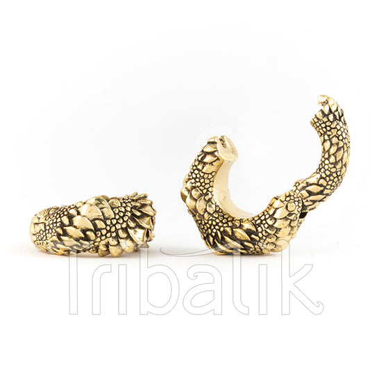 Gold Brass Ear Weights- Xcales