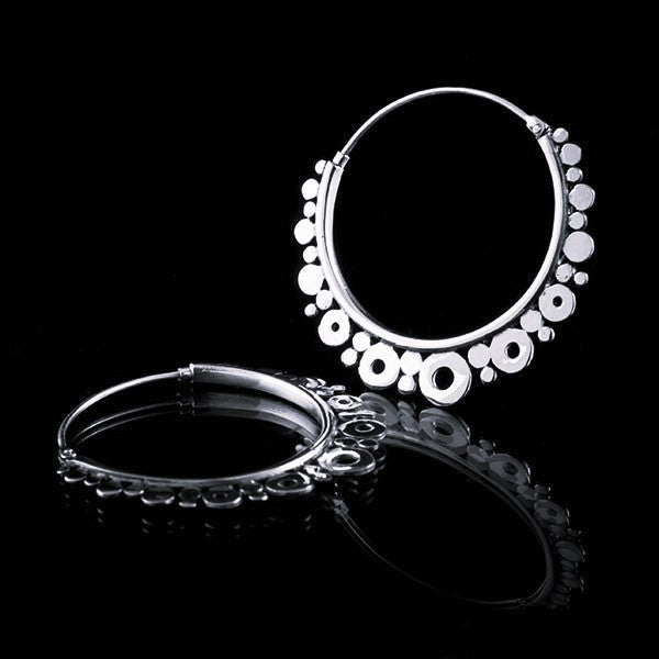 Sterling Silver Hoop Earrings - Venus