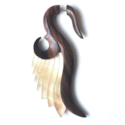 Ear Fake Stretchers | Wood And Shell