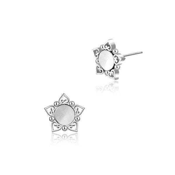 Stainless Steel Threadless Nose Stud - Star