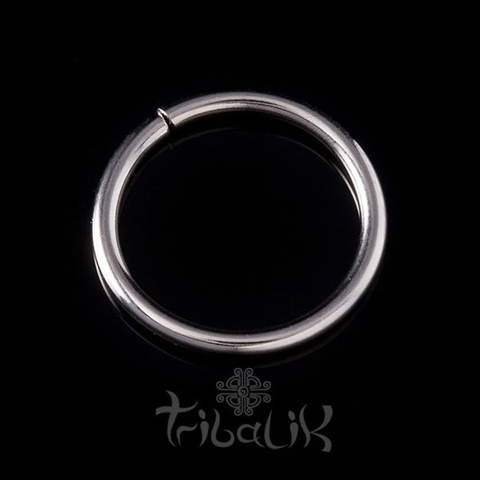 Stainless Steel Silver Colour Seamless Ring