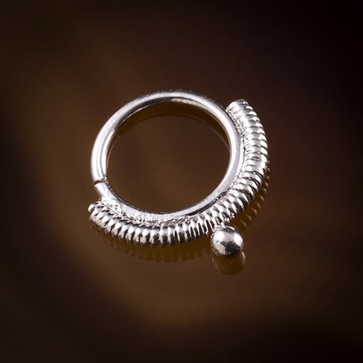 silver septum ring
