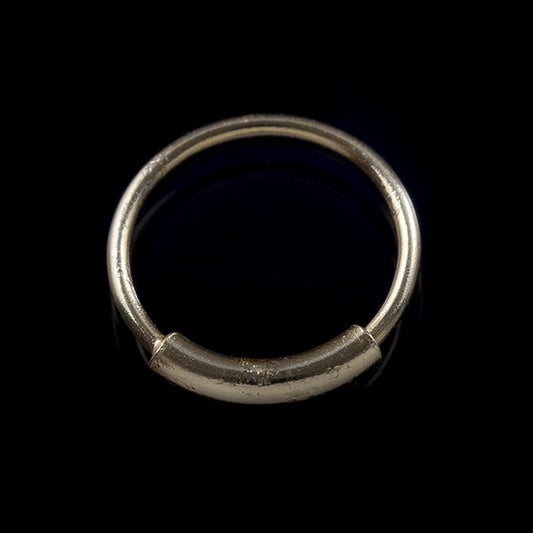 18k Yellow Gold Plated Plain Nose Ring | Traditional Indian