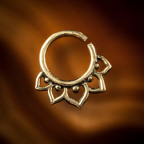 gold septum ring