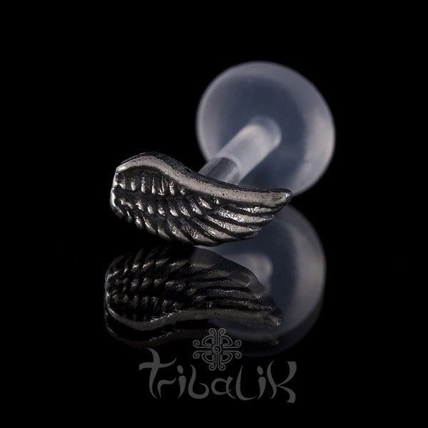 Sterling Silver Wing Stud | Bar