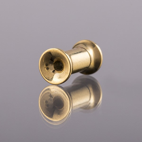 Stainless Steel Gold Tunnel / Eyelet