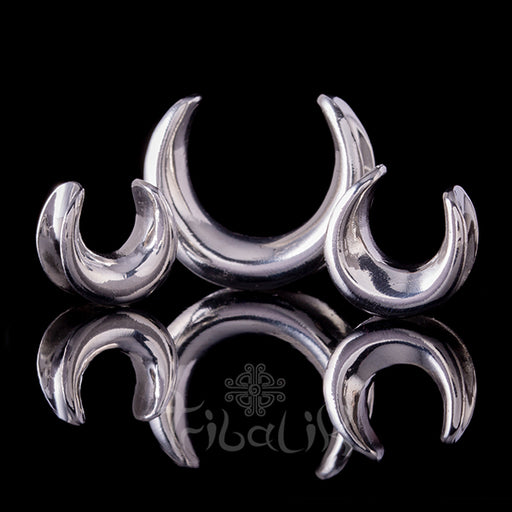 silver ear saddles stretched tunnels