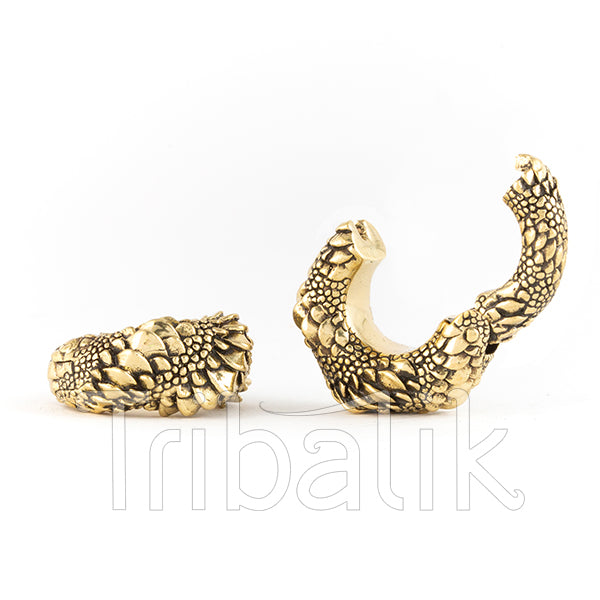 Gold Brass Ear Weights- Xcales