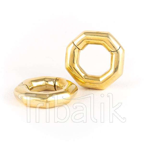 Brass Ear Weights - Tuerca